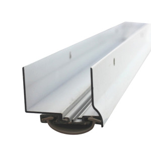36" White Adjustable Door Bottom Weatherstrip