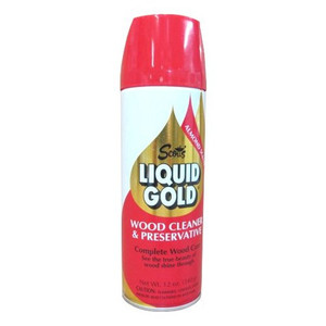 10 oz. Aerosol Liquid Gold Wood Cleaner & Preservative