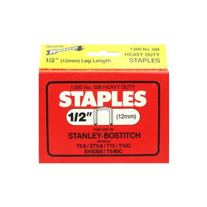 1/2" Stanley Bostitch PowerCrown Staples (Pack of 1,000)