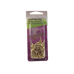 # 16 X 1" Brass Plated Escutcheon Pins (1.5 oz. Pack)