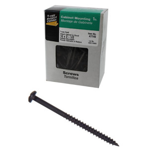 1 lb. # 10 X 2-1/2" Truss Head Phillips Cabinet Mounting Screws