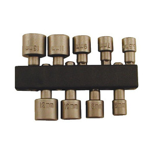 9 pc. 1/4" Hex Shank Metric Nutsetters Kit