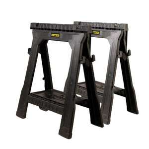 Plastic Folding Sawhorses (Pack of 2)