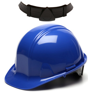 Blue Ratcheting Hard Hat