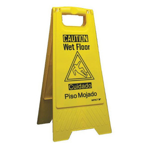 Wet Floor Sign English And Spanish