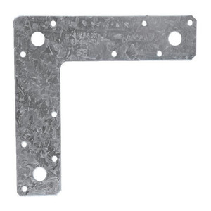 8" X 8" Galvanized L-Strap (14 Gauge)