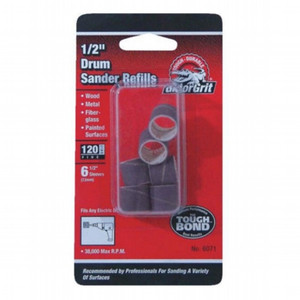1/2" X 1/2" Fine Grit Drum Refills (Pack of 6)