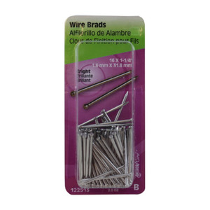 # 16 X 1-1/4" Wire Brads (2 oz. Pack)