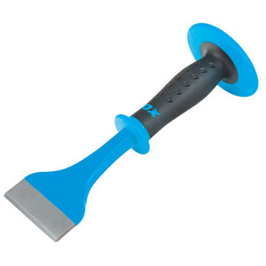 3" X 11" Floor Chisel With Hand Guard