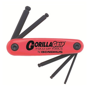 Ball End Metric Hex Key Gorilla Grip Set - 5 mm to 10 mm (5 Keys)