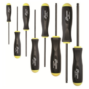 Ball End Hex Key Driver Set - 7/64" to 5/16" (8 piece)