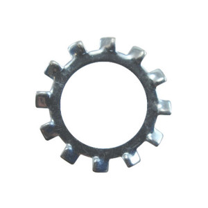 1/2" Zinc Plated External Tooth Lock Washers (Pack of 12)