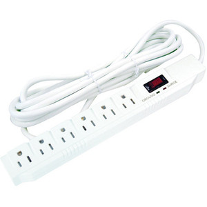 6-Outlet 1200J 15' Cord Surge Protector