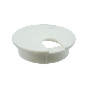 1-3/4" White Computer Grommet