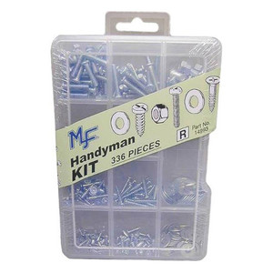 336 Piece Handyman Fastener Assortment Kit
