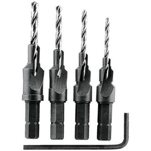 # 6 thru # 12 Hex Shank Screw Pilot Drill Set