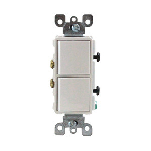 White Decora Duplex Switches