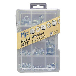 235 Piece Nut And Washer Assortment Kit