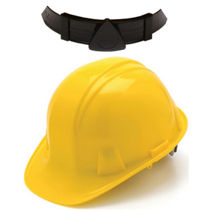 Yellow Ratcheting Hard Hat