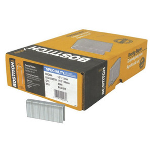1/2" Crown X 1-1/2" Long 15.5 Gauge Galvanized Flooring Staples (Box of 9,660)
