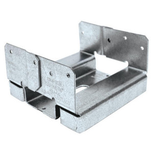 6" X 6" Galvanized Adjustable Post Base (14 Gauge)
