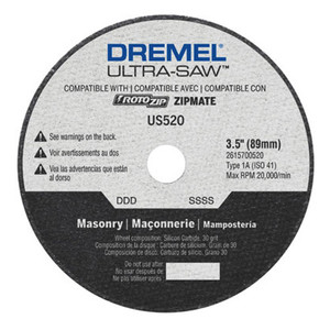 3-1/2" Dremel Ultra Saw Masonry Cut Blade