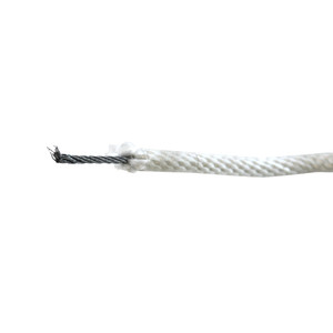 1/4" Polyester Cord for Flag Pole Line With 3/32" Galvanized Wire Center (Per ft.)