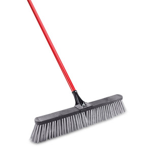 24" Rough Surface Push Broom With Handle