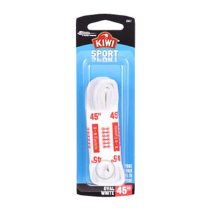Pair 45" White Oval Shoe Laces
