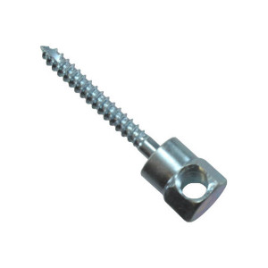 1/4" X 2" Side Wood 3/8" Rod Hangers (Pack of 12)