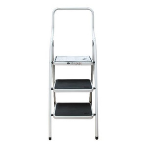 Steel Frame Three-Step Folding Step Stool