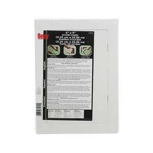 6" X 9" White Plastic Access Door