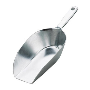10-1/2" Aluminum Flat Bottom Scoop
