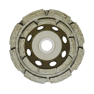 4" Double Rim Diamond Cup Wheel