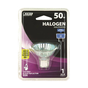 50 Watt MR16 Bi-Pin Dimmable Halogen Flood Bulb (G8 / 120 Volt)