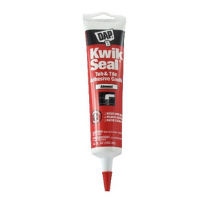 5.5 oz. Almond Kwik Seal Kitchen & Bath Adhesive Caulk Squeeze Tube