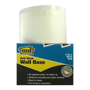 4" X 20' White Vinyl Adhesive Backed Cove Base