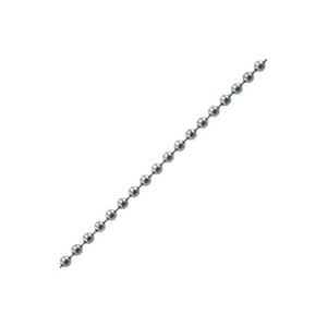 # 6 Stainless Steel Beaded Chain (Per ft.)