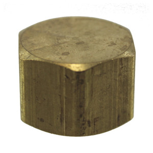 1/2" Brass Compression Cap