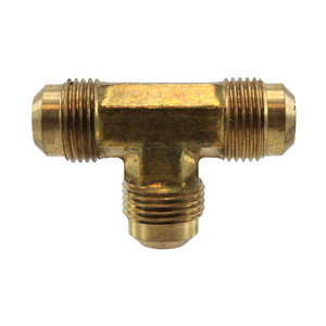 5/8" Brass Flare Tee