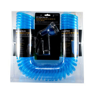 50' Coil Hose w/ Nozzle