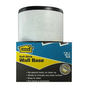 4" X 20' Black Vinyl Adhesive Backed Cove Base