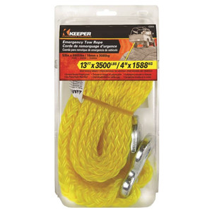5/8" X 13' Diamond Braided Tow Rope - (3,500 lb. SWL)
