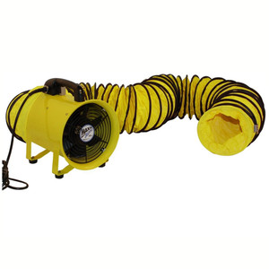 12" Fan With Polyvinyl Hose