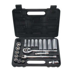 3/8" Drive - 20 Piece 10mm to 19mm Metric Sockets & 10mm to 22mm Deep Metric Sockets