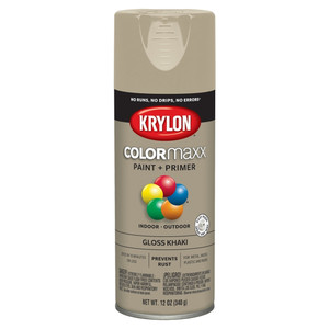 12 oz. Krylon ColorMaxx Gloss Khaki Spray Paint