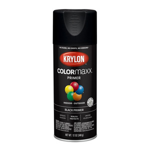 12 oz. Krylon ColorMaxx Black Primer Spray Paint