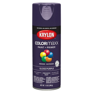 12 oz. Krylon ColorMaxx Gloss Purple Spray Paint