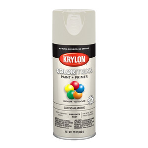 12 oz. Krylon ColorMaxx Gloss Almond Spray Paint