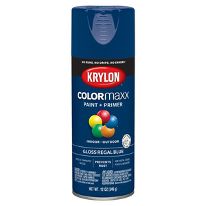 12 oz. Krylon ColorMaxx Gloss Regal Blue Spray Paint